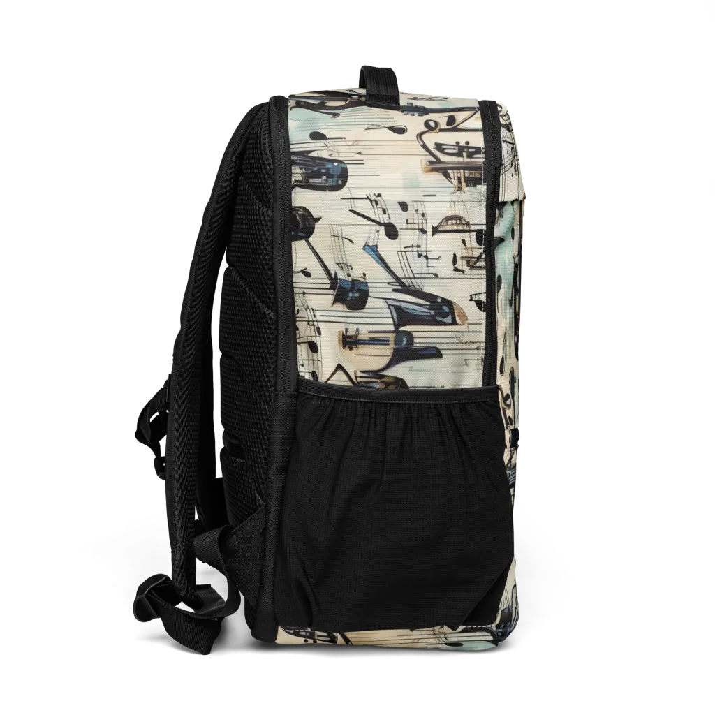 Midnight Symphony on Utility Backpack — Right