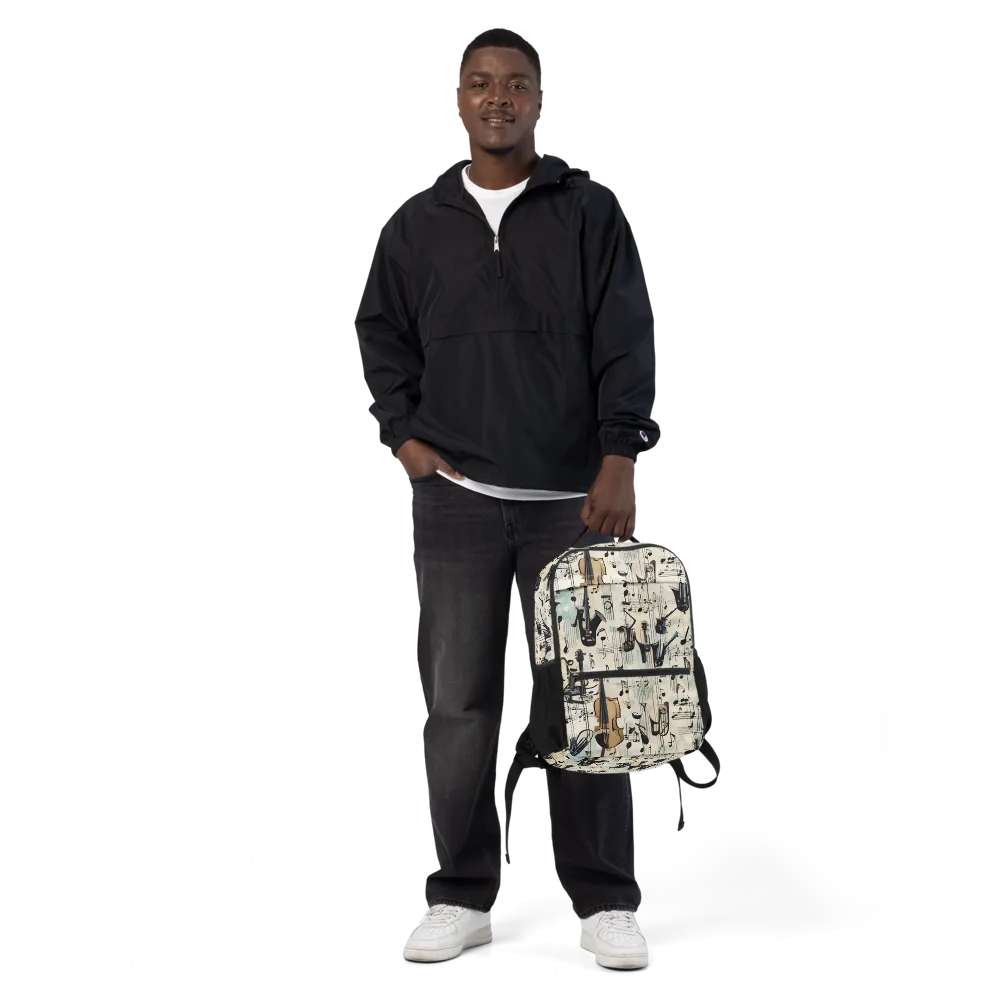 Midnight Symphony on Utility Backpack — Front