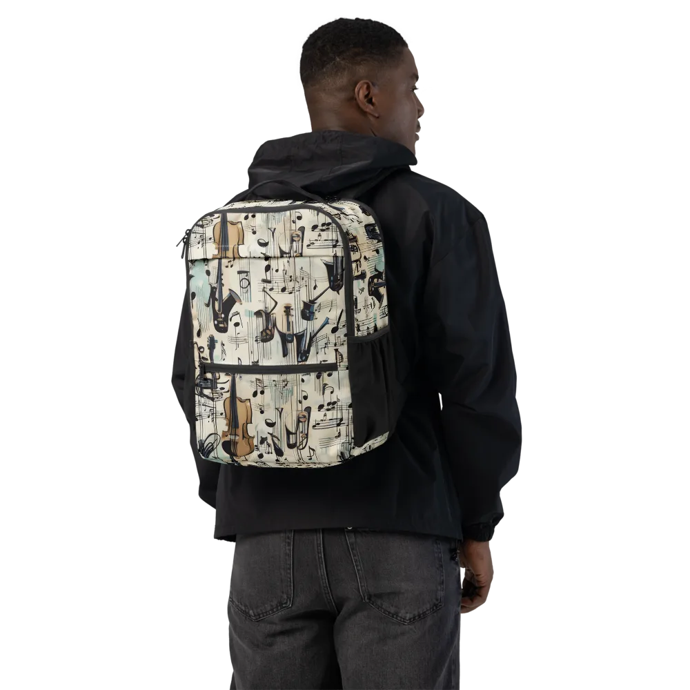 Midnight Symphony on Utility Backpack — Back