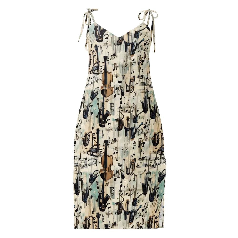 Midnight Symphony on Slip Dress — Front