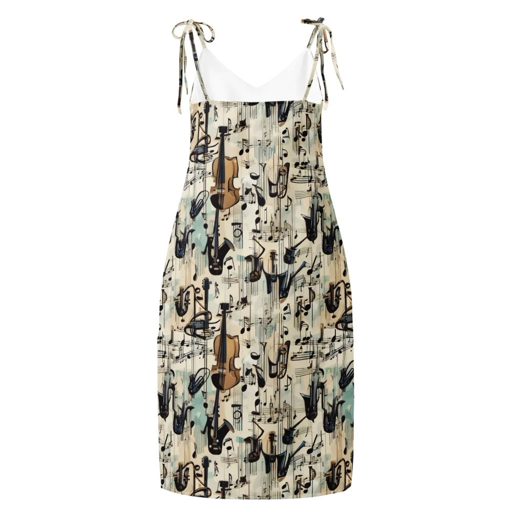 Midnight Symphony on Slip Dress — Back