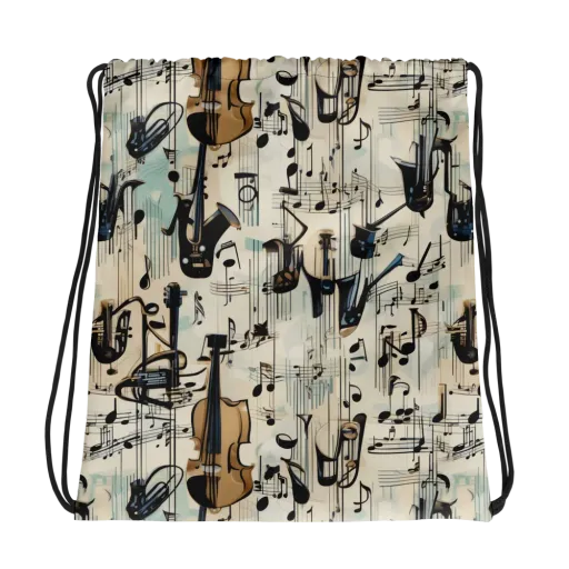 Midnight Symphony on a Drawstring Bag
