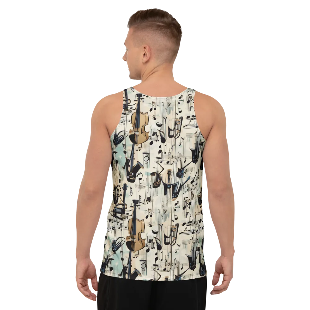 Midnight Symphony on Men's Tank Top — Back