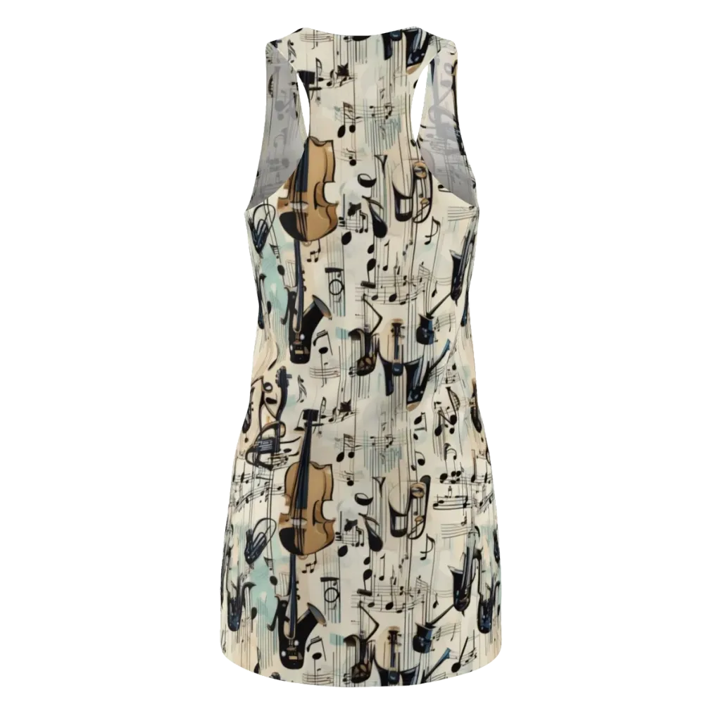 Midnight Symphony on Racerback Dress — Back