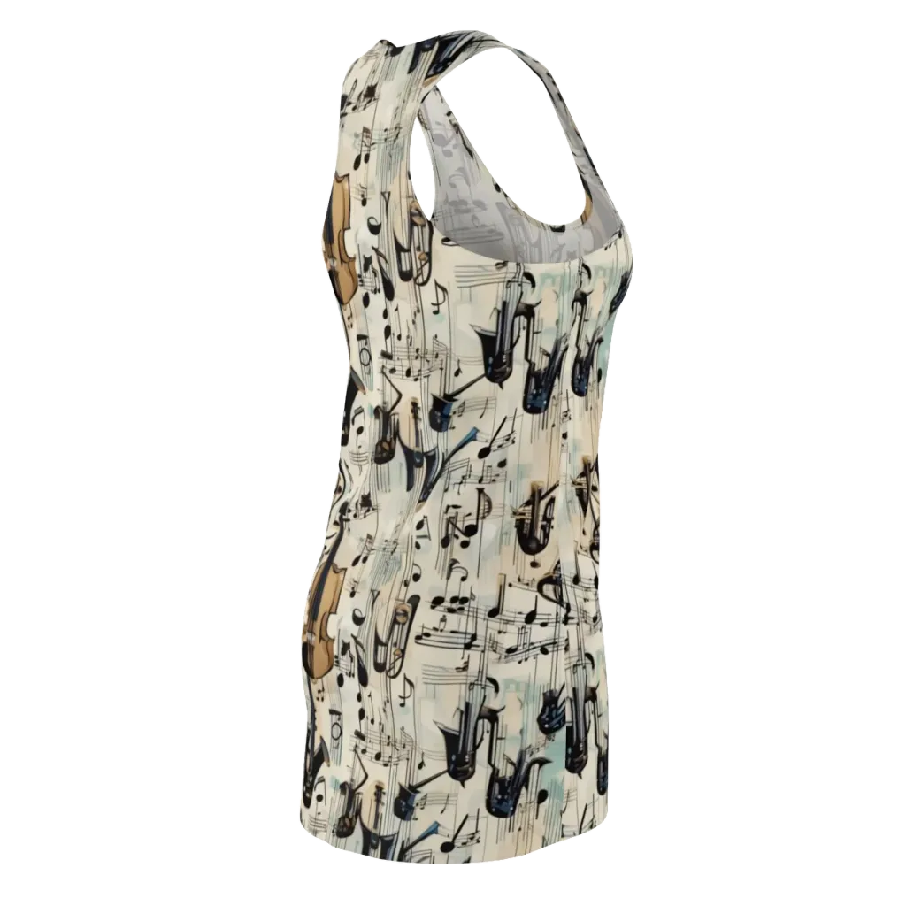 Midnight Symphony on Racerback Dress — Back Side
