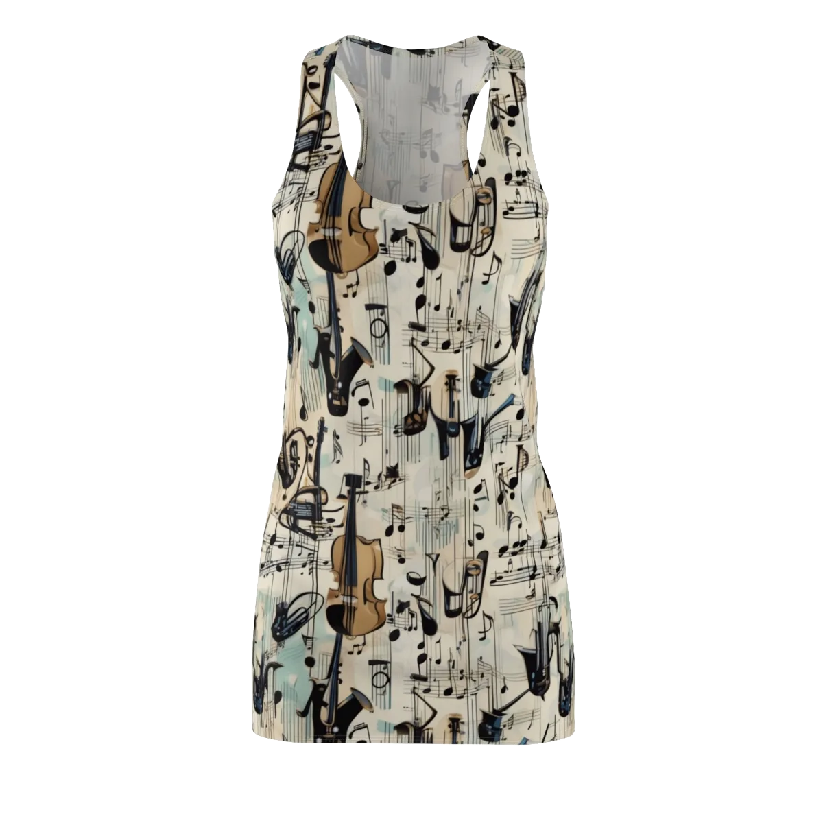 Midnight Symphony on Racerback Dress — Front
