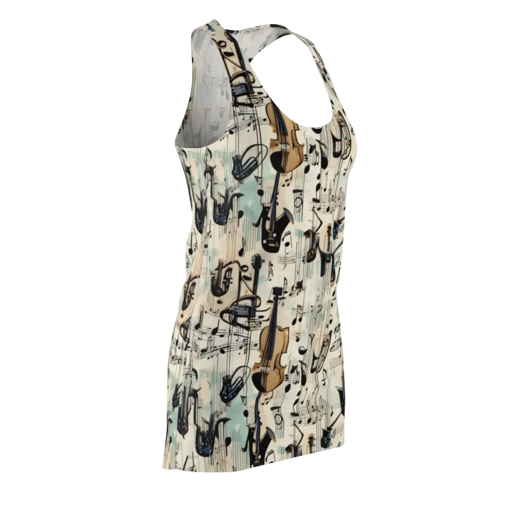 Midnight Symphony on Racerback Dress — Front Side