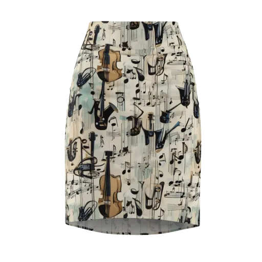 Midnight Symphony on a Pencil Skirt