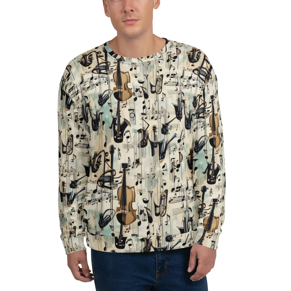 Midnight Symphony on Sweatshirt — Front