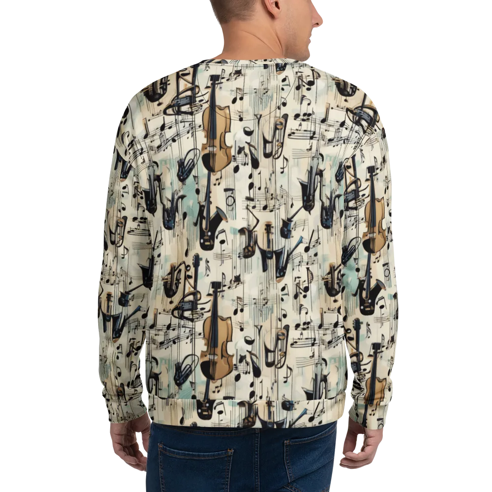 Midnight Symphony on Sweatshirt — Back