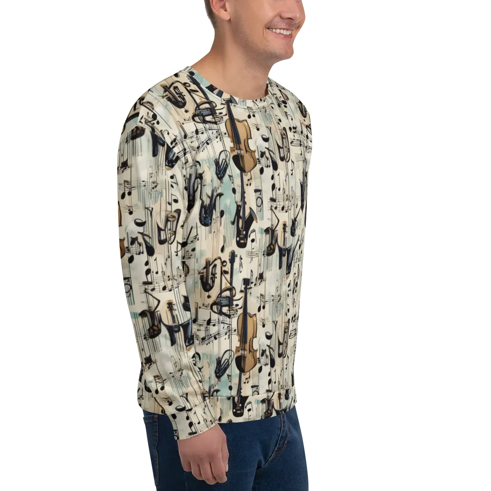 Midnight Symphony on Sweatshirt — Right Front