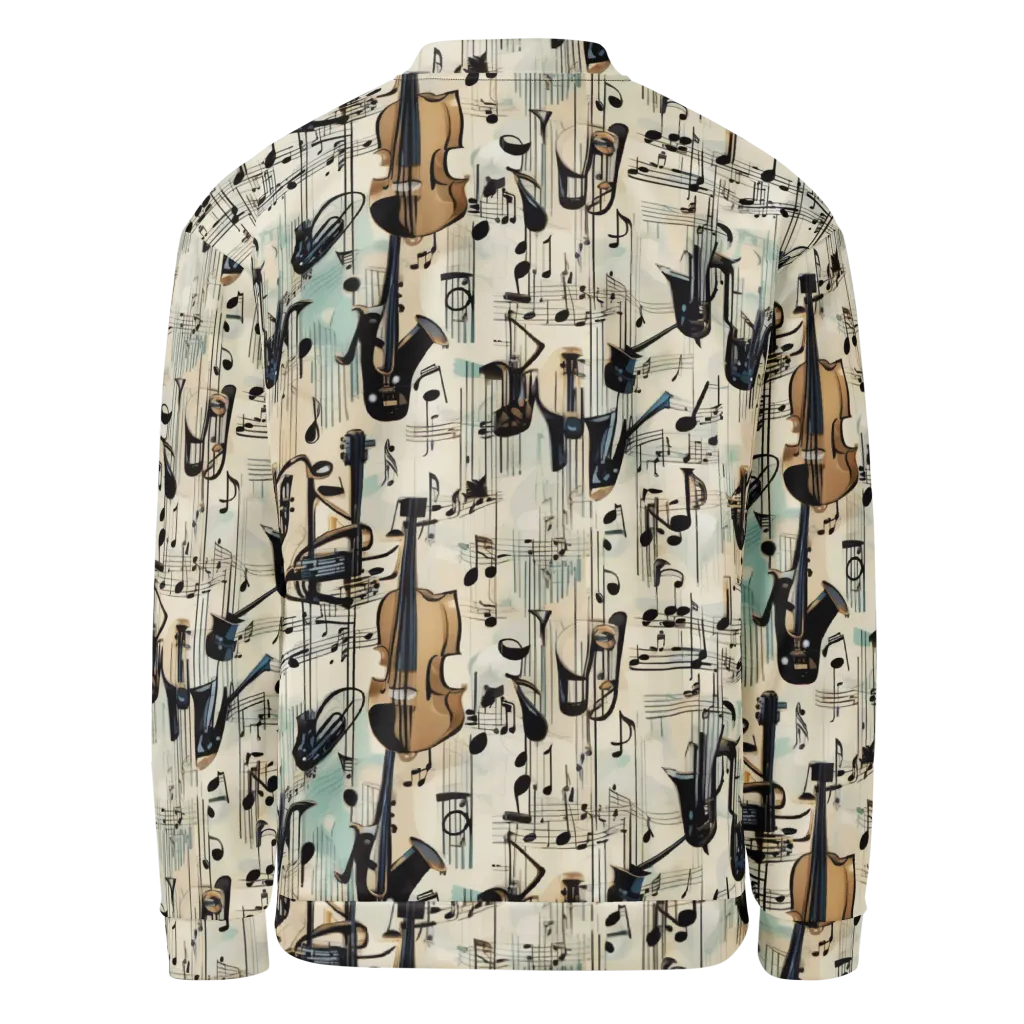 Midnight Symphony on Bomber Jacket — Back