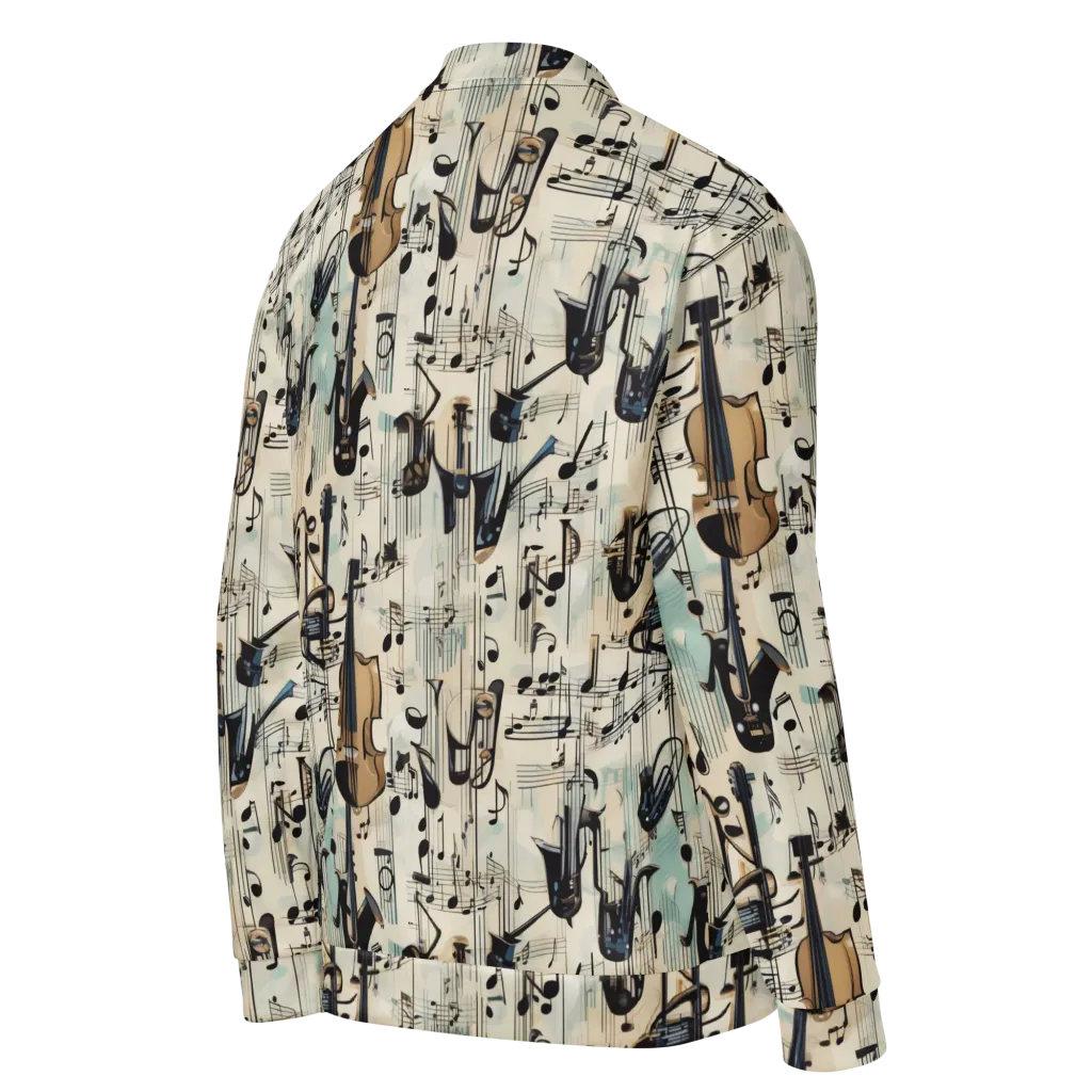 Midnight Symphony on Bomber Jacket — Right Back