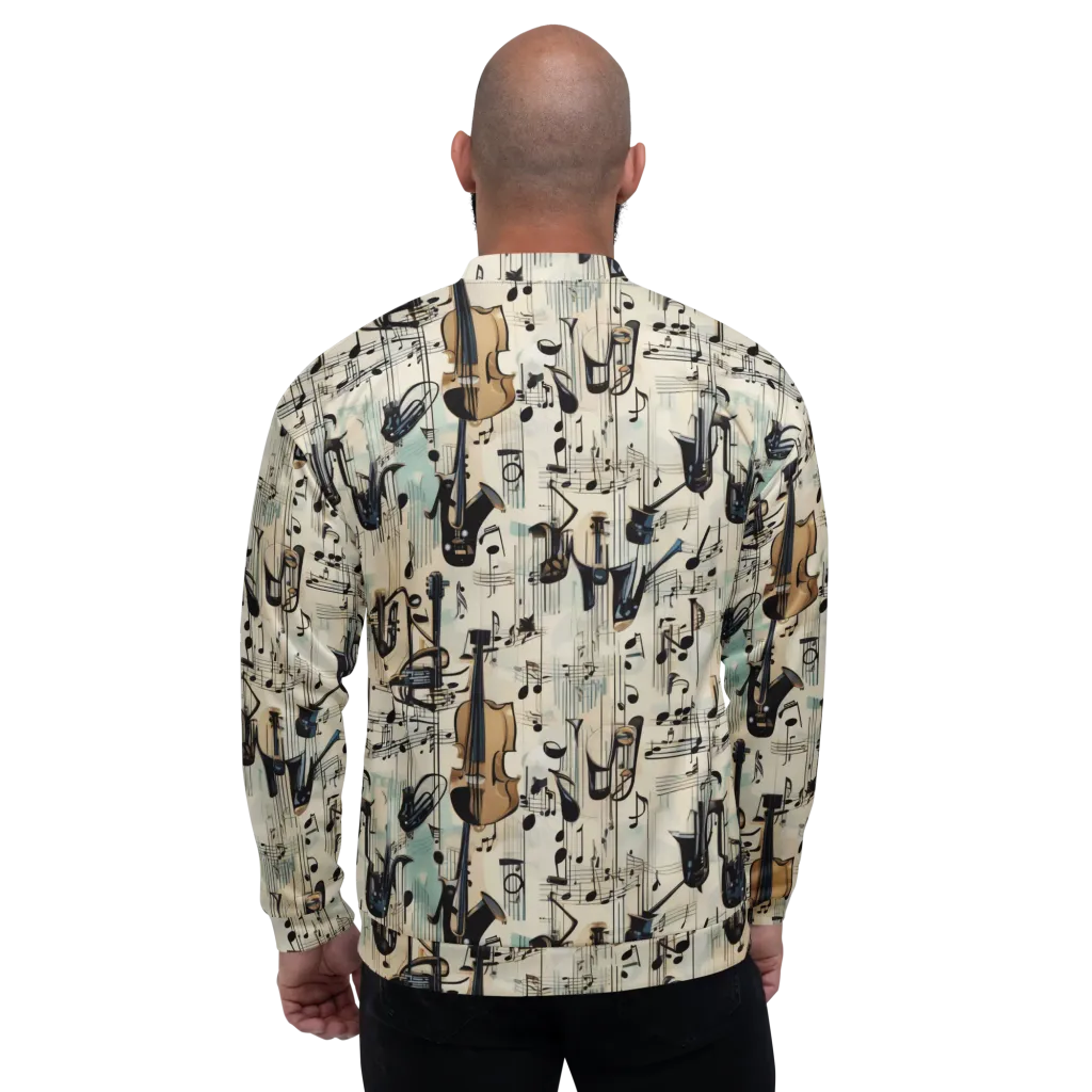 Midnight Symphony on Bomber Jacket — Back