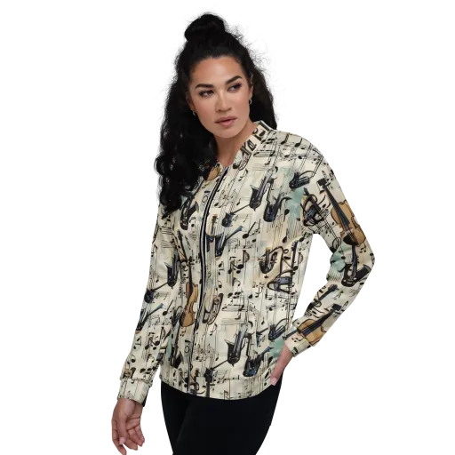 Midnight Symphony on a Bomber Jacket