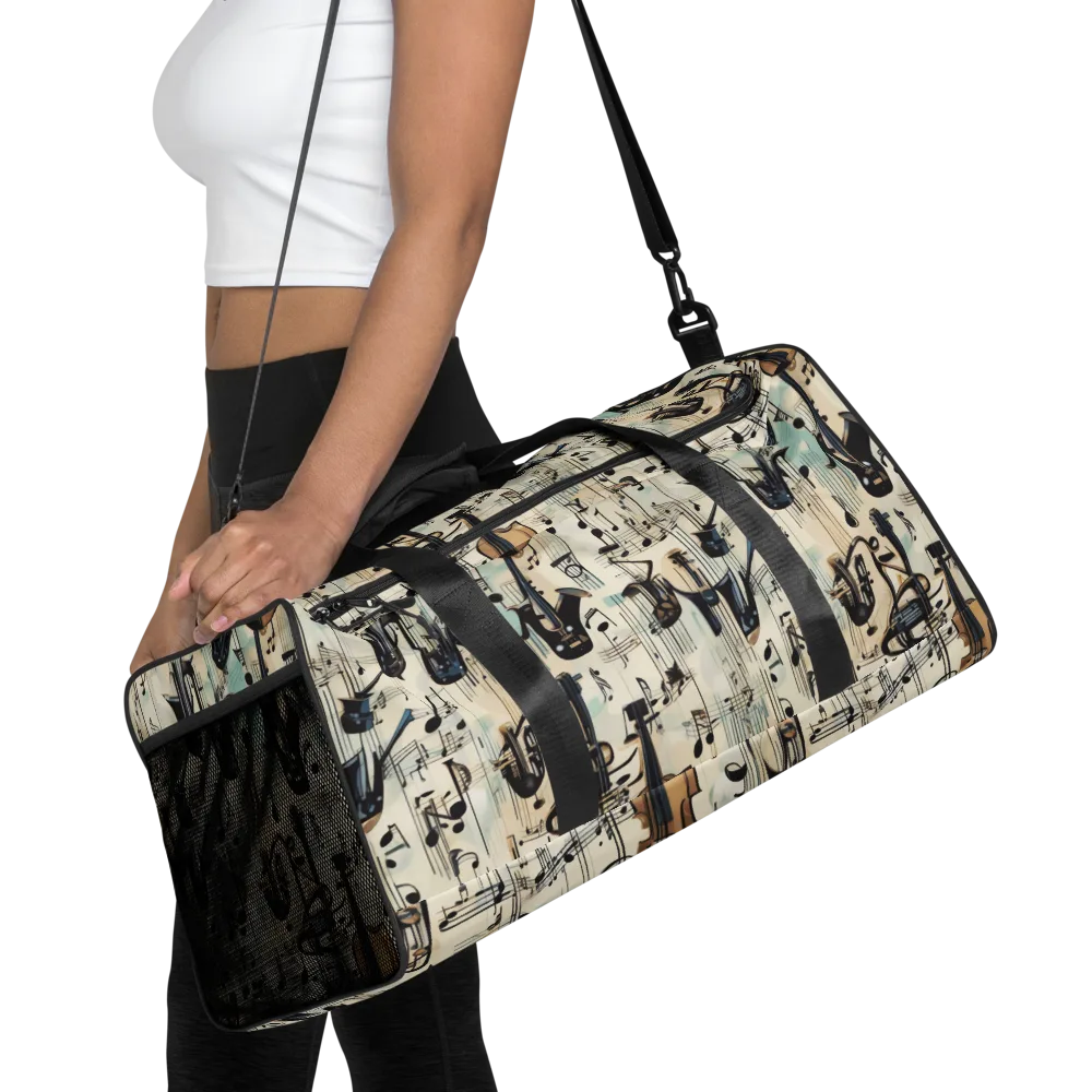 Midnight Symphony on Duffle Bag — Front