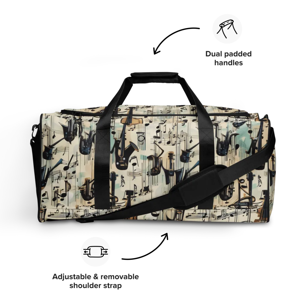Midnight Symphony on Duffle Bag — Front