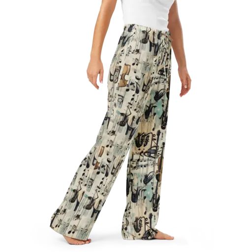 Midnight Symphony on a Women's Pajama Pants
