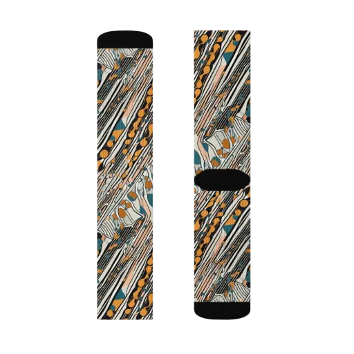 Art Deco Current on a Socks