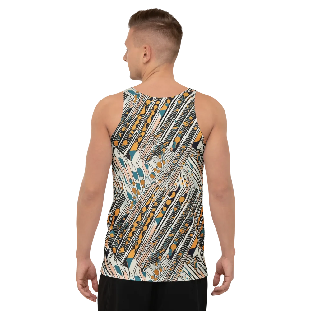 Art Deco Current on Men's Tank Top — Back