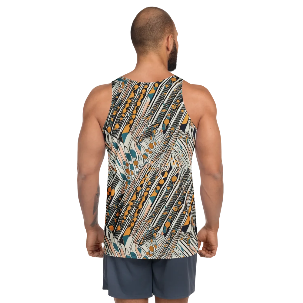 Art Deco Current on Men's Tank Top — Back