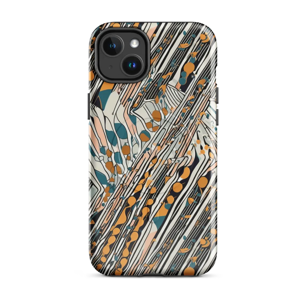 Art Deco Current on MagSafe Tough Case for iPhone® — Front