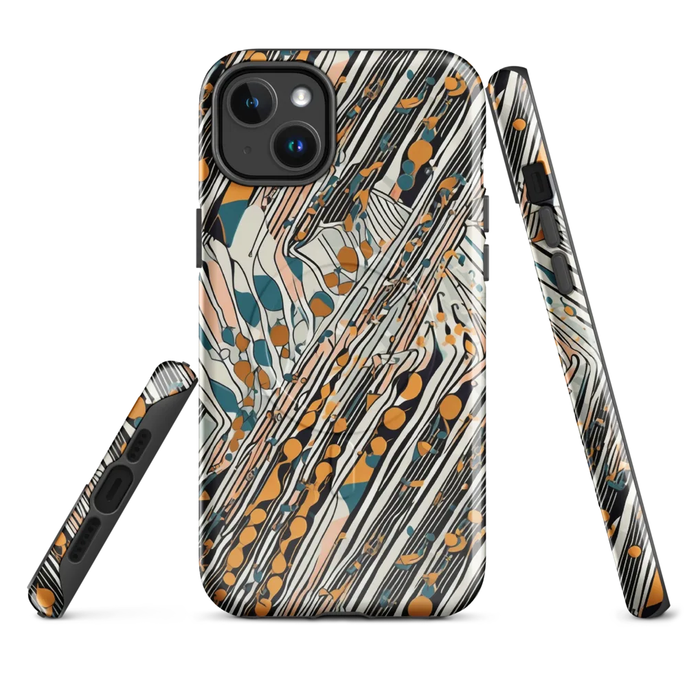 Art Deco Current on MagSafe Tough Case for iPhone® — Front