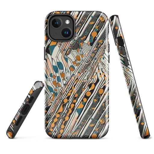 Art Deco Current on a MagSafe Tough Case for iPhone®