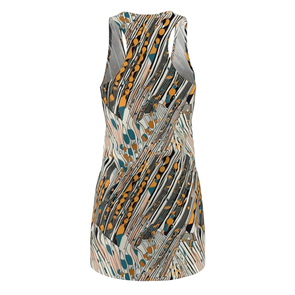 Art Deco Current on Racerback Dress — Back