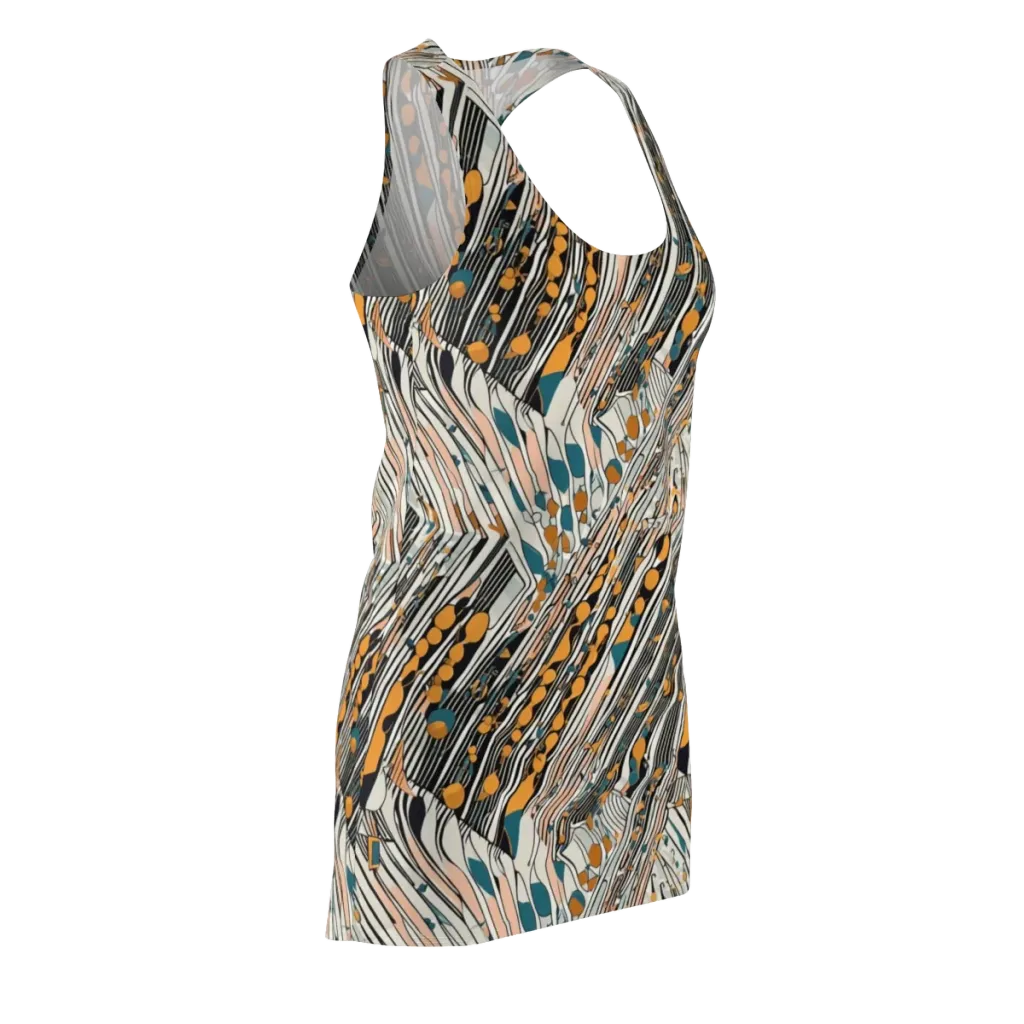 Art Deco Current on Racerback Dress — Front Side