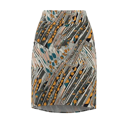 Art Deco Current on a Pencil Skirt