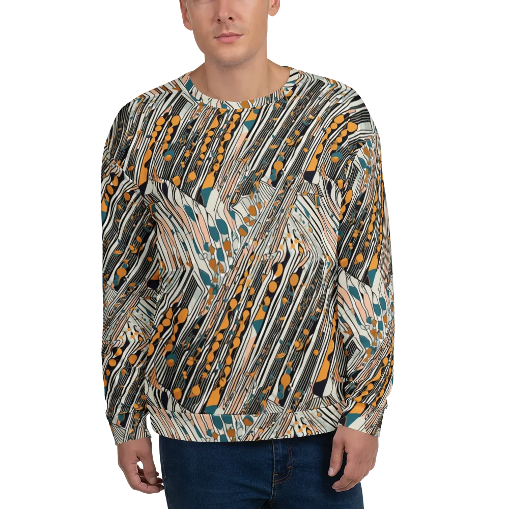 Art Deco Current on Sweatshirt — Front