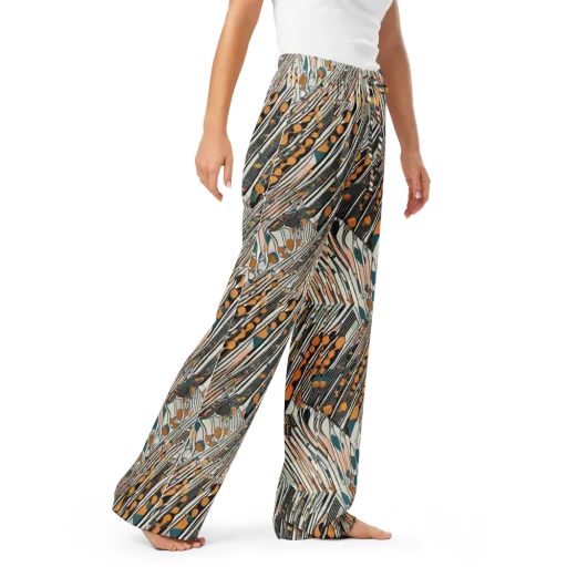 Art Deco Current on a Women's Pajama Pants