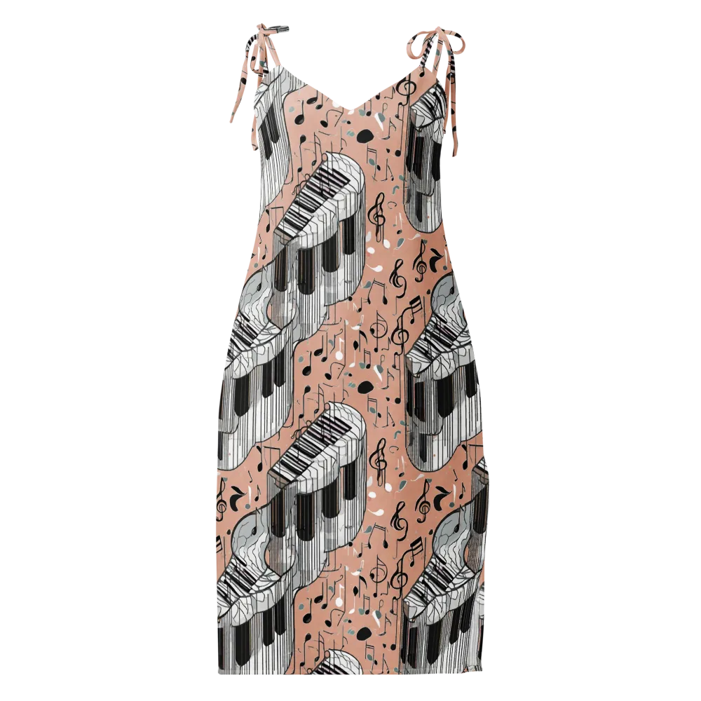 Rosé Rhapsody on Slip Dress — Front