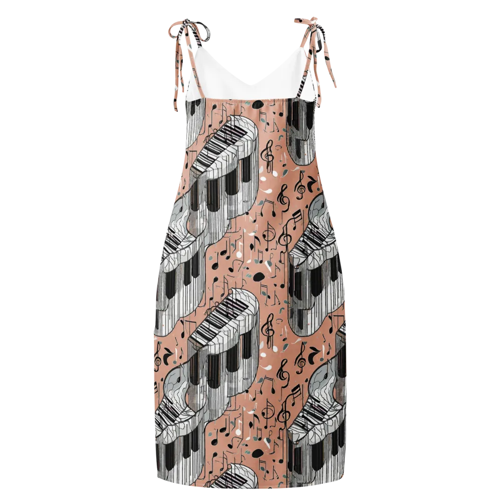 Rosé Rhapsody on Slip Dress — Back