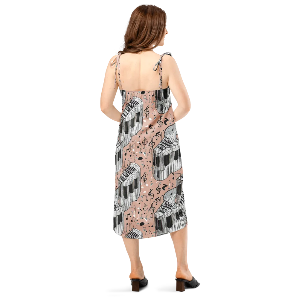 Rosé Rhapsody on Slip Dress — Back
