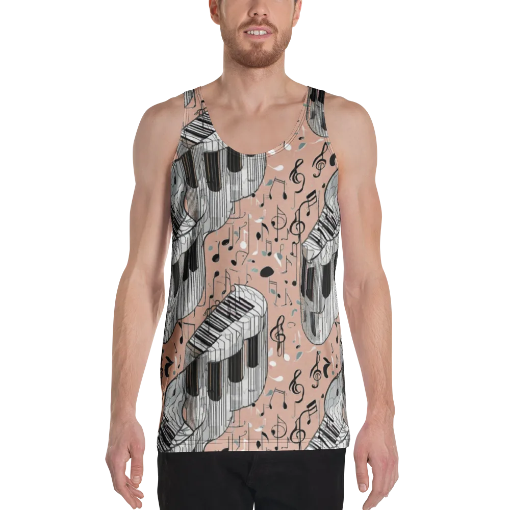 Rosé Rhapsody on Men's Tank Top — Front