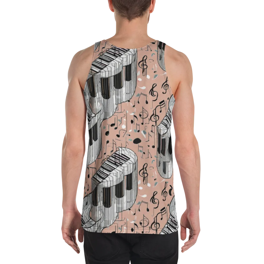Rosé Rhapsody on Men's Tank Top — Back