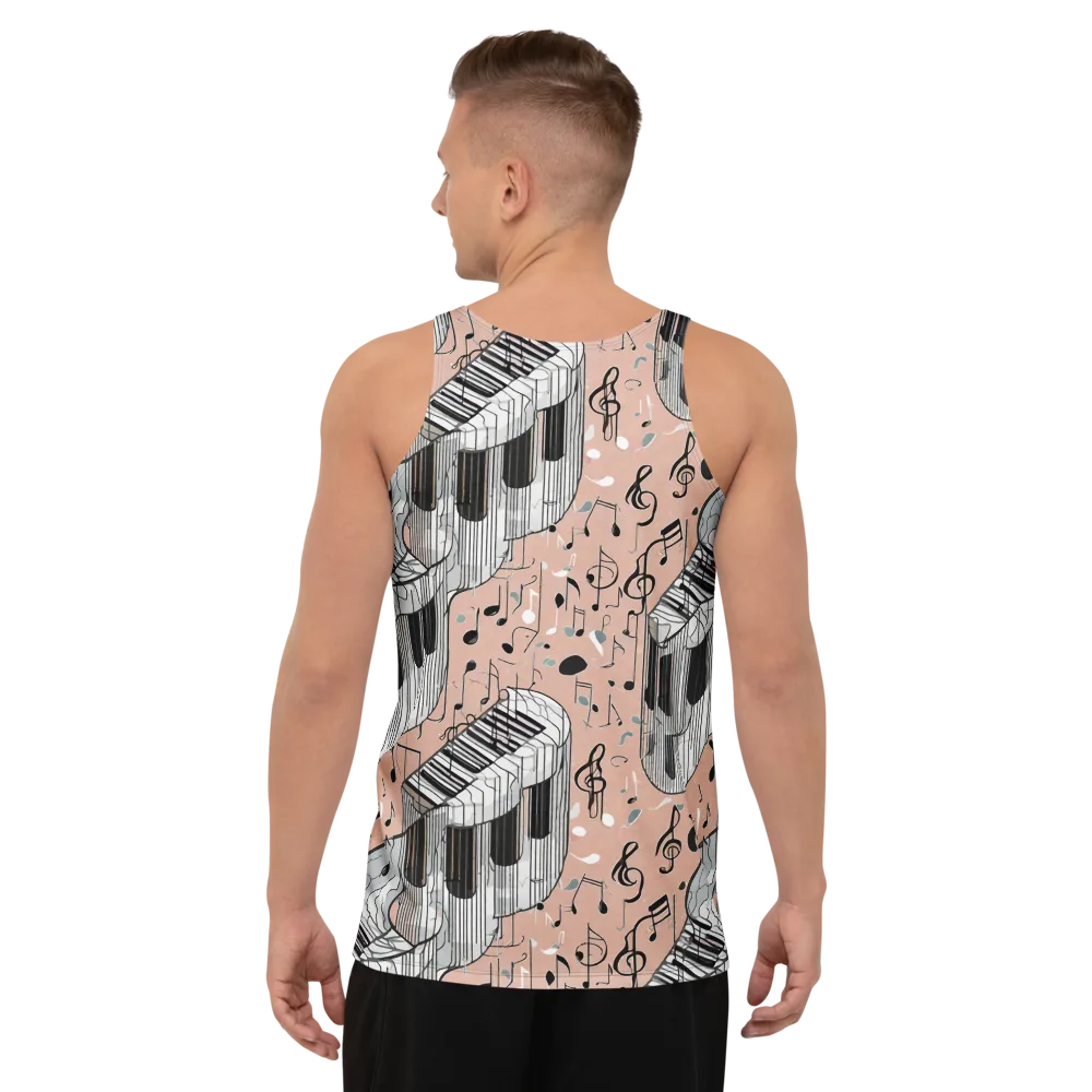 Rosé Rhapsody on Men's Tank Top — Back