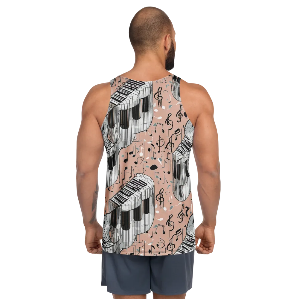 Rosé Rhapsody on Men's Tank Top — Back