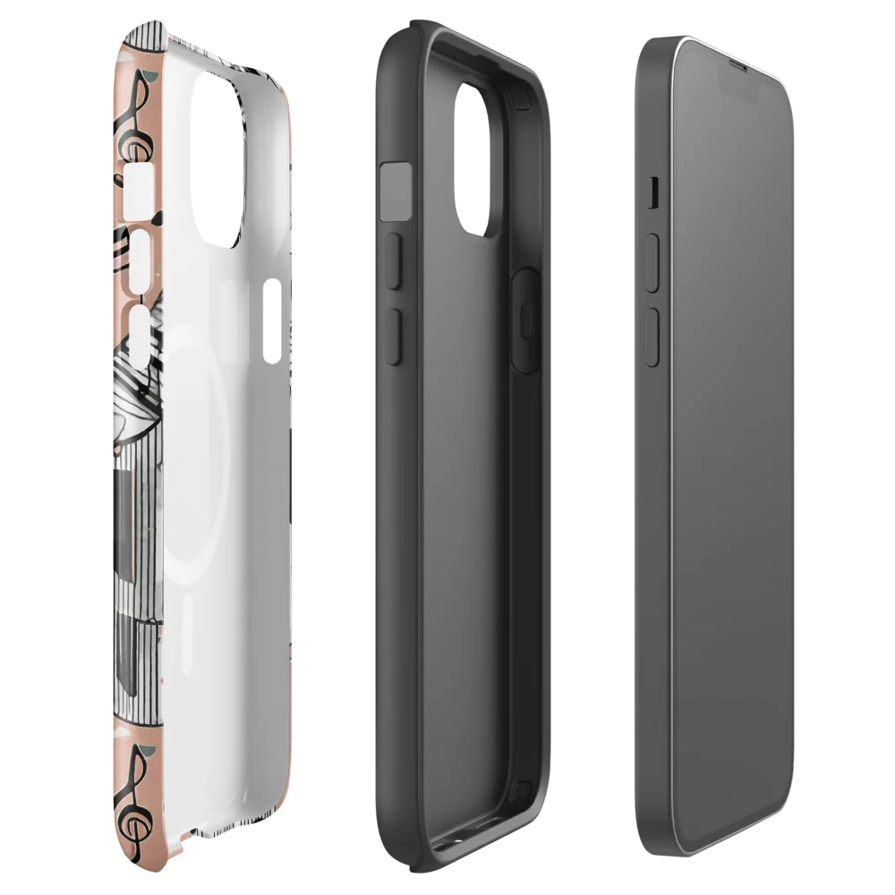 Rosé Rhapsody on MagSafe Tough Case for iPhone® — Front