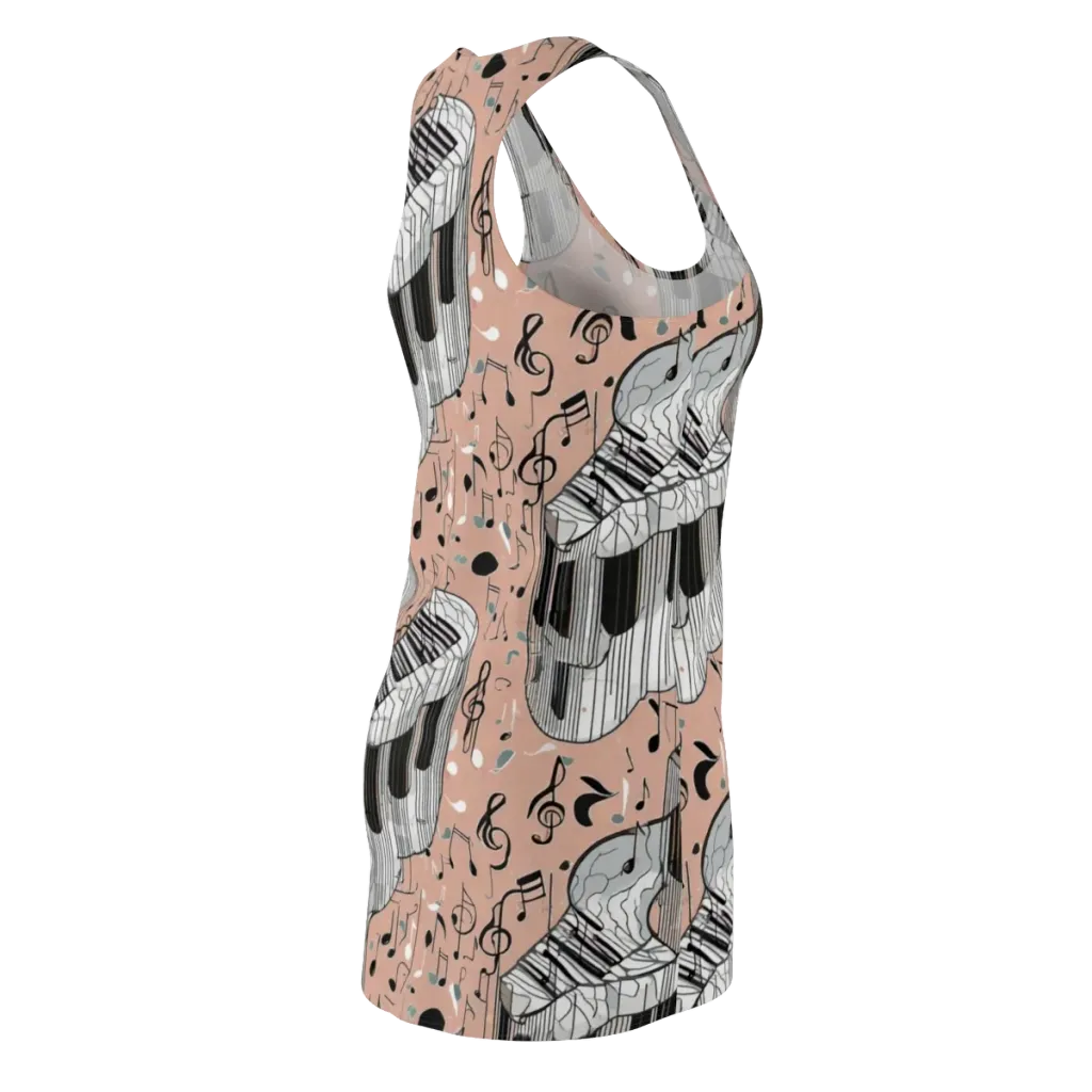 Rosé Rhapsody on Racerback Dress — Back Side
