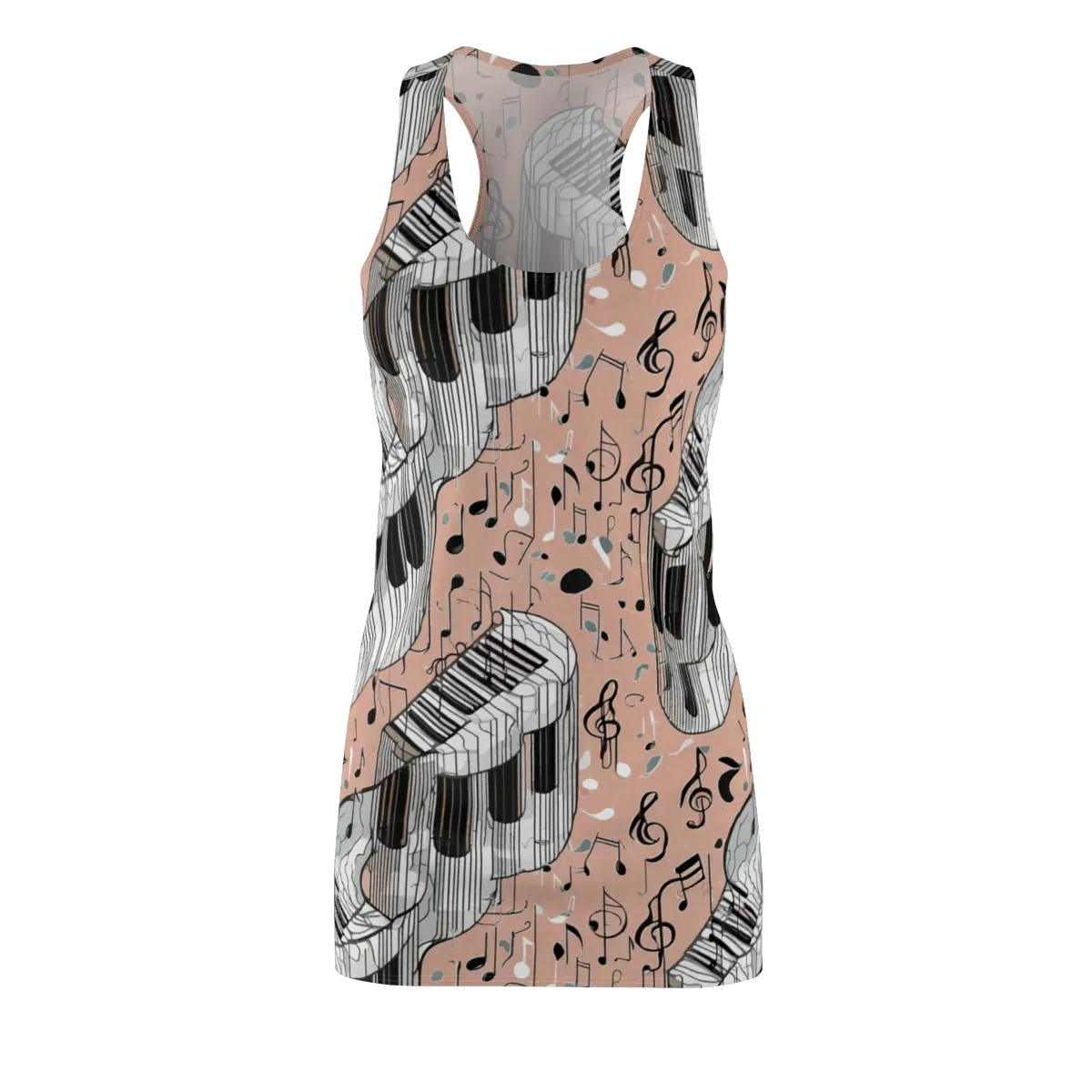 Rosé Rhapsody on Racerback Dress — Front