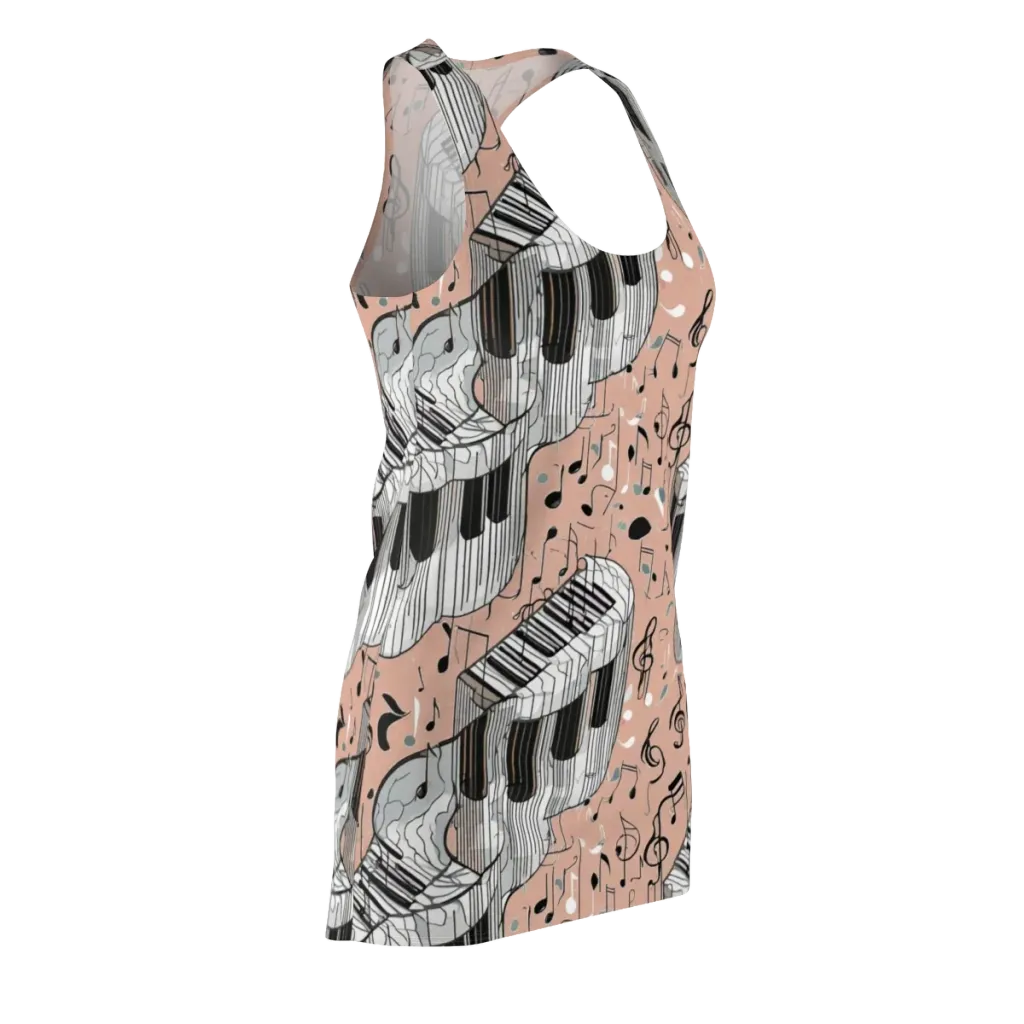 Rosé Rhapsody on Racerback Dress — Front Side
