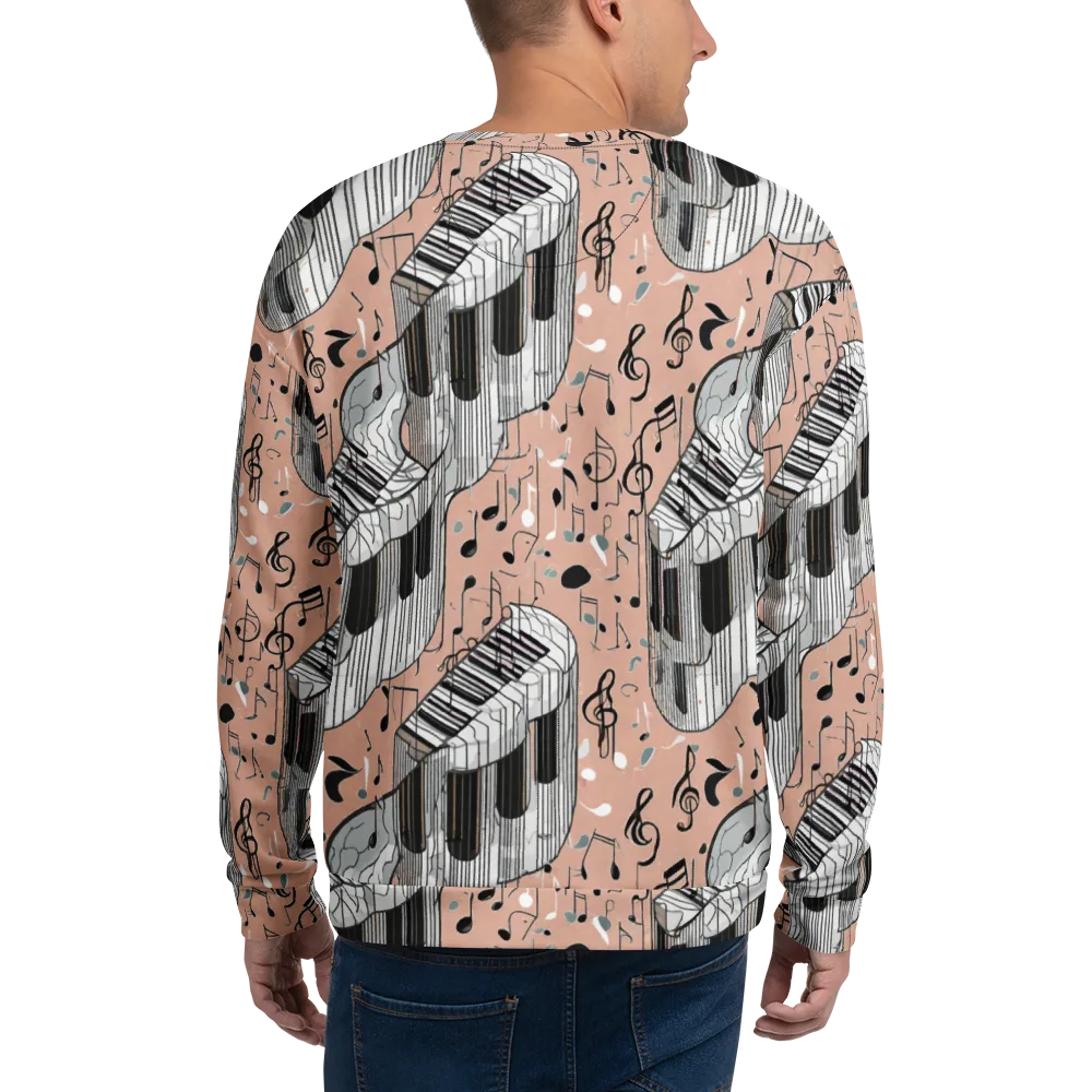 Rosé Rhapsody on Sweatshirt — Back