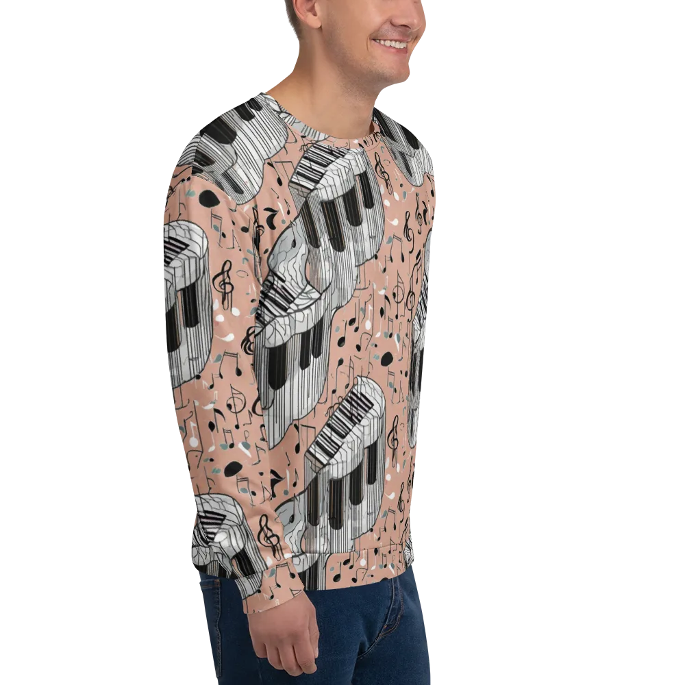 Rosé Rhapsody on Sweatshirt — Right Front