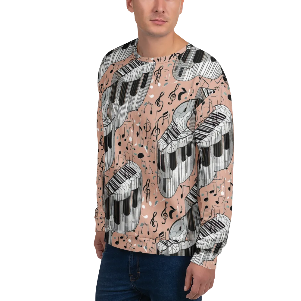 Rosé Rhapsody on Sweatshirt — Left Front