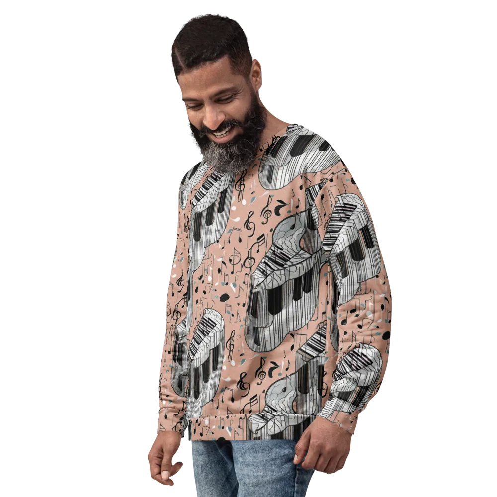 Rosé Rhapsody on Sweatshirt — Left Front