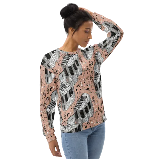 Rosé Rhapsody on a Sweatshirt