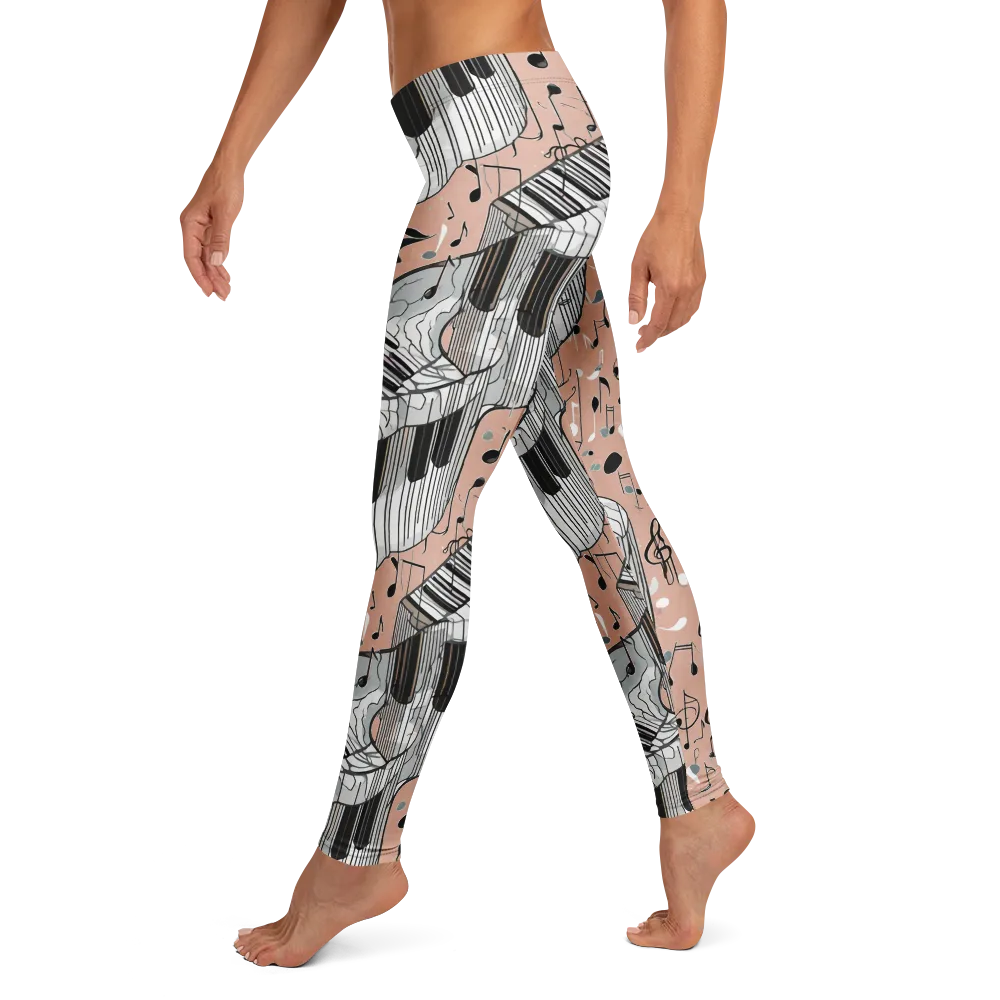 Rosé Rhapsody on Leggings — Left